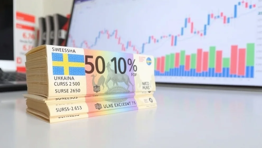 Vad kostar den svenska kronan mot ukrainsk hryvnia