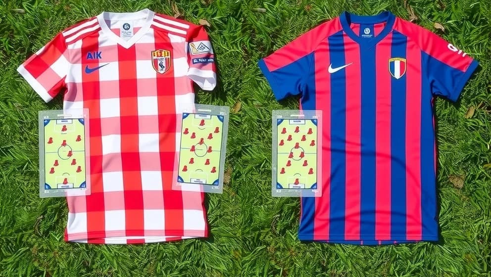 Atlético Madrid mot FC Barcelona laguppställning