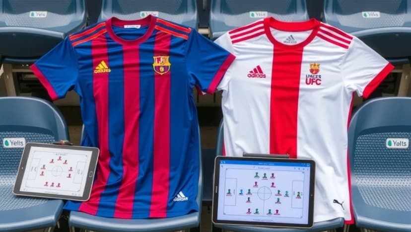 Barcelonas och Real Madrids startelvor i mötet