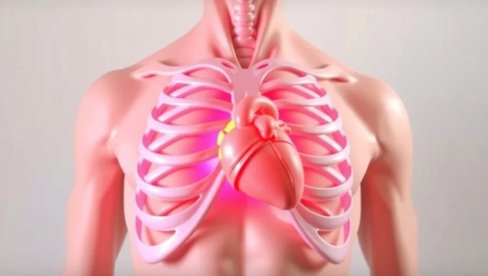 Vad kan orsakas huggande smärta i vänster bröst