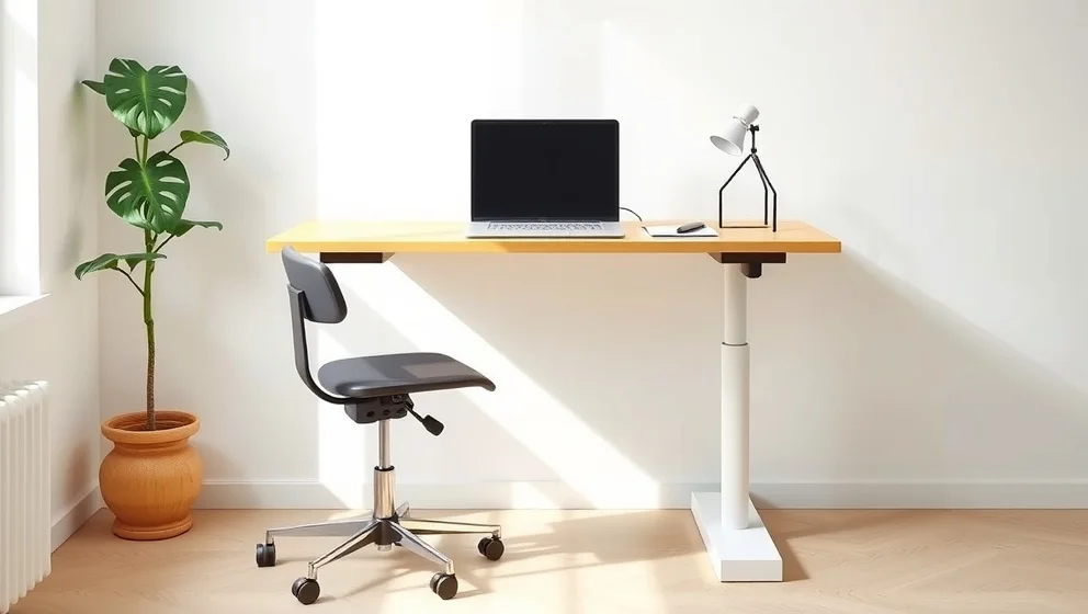 Höj och sänkbart skrivbord från Ikea värt pengarna