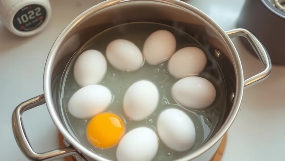 Hur lång tid tar det att koka ägg i kallt vatten