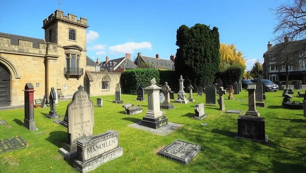 Levande och döda i Winsford då och nu