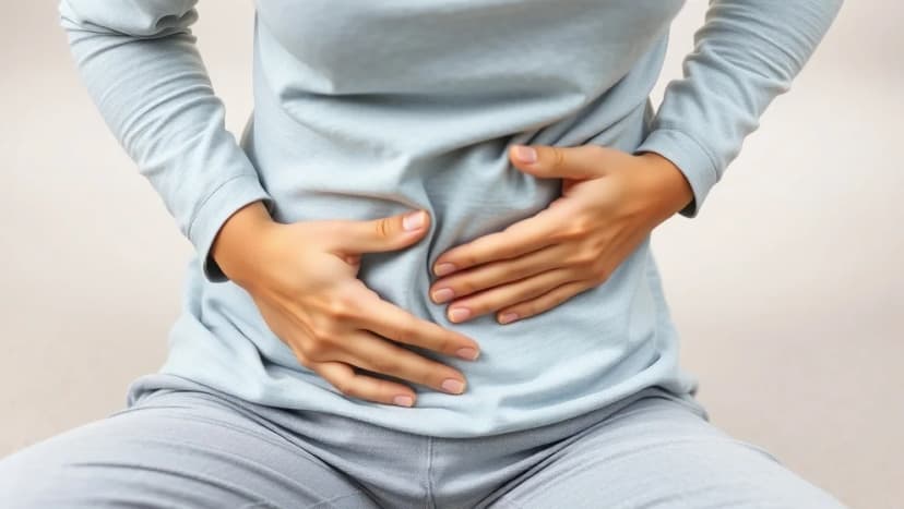 Ont i höger sida av magen långt ner