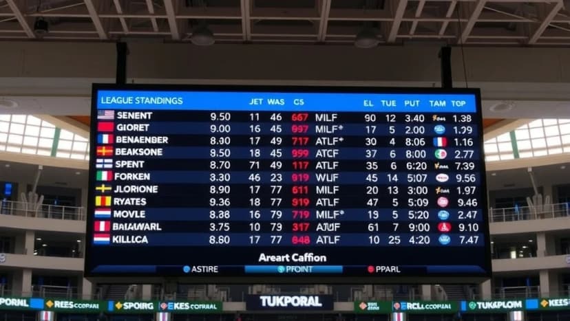 Poängställningen i UEFA Women's Nations League