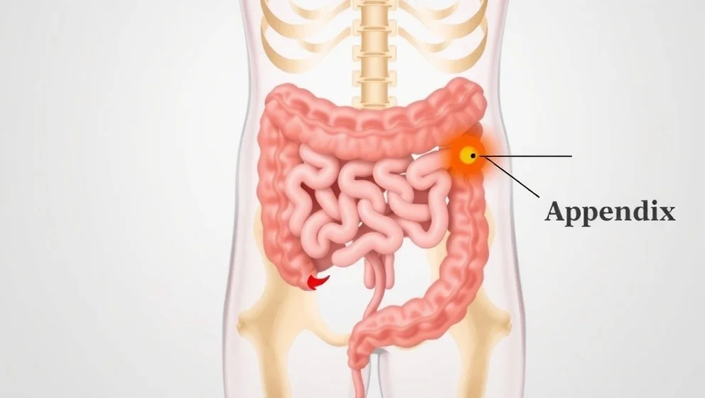 Vilken sida sitter blindtarmen på